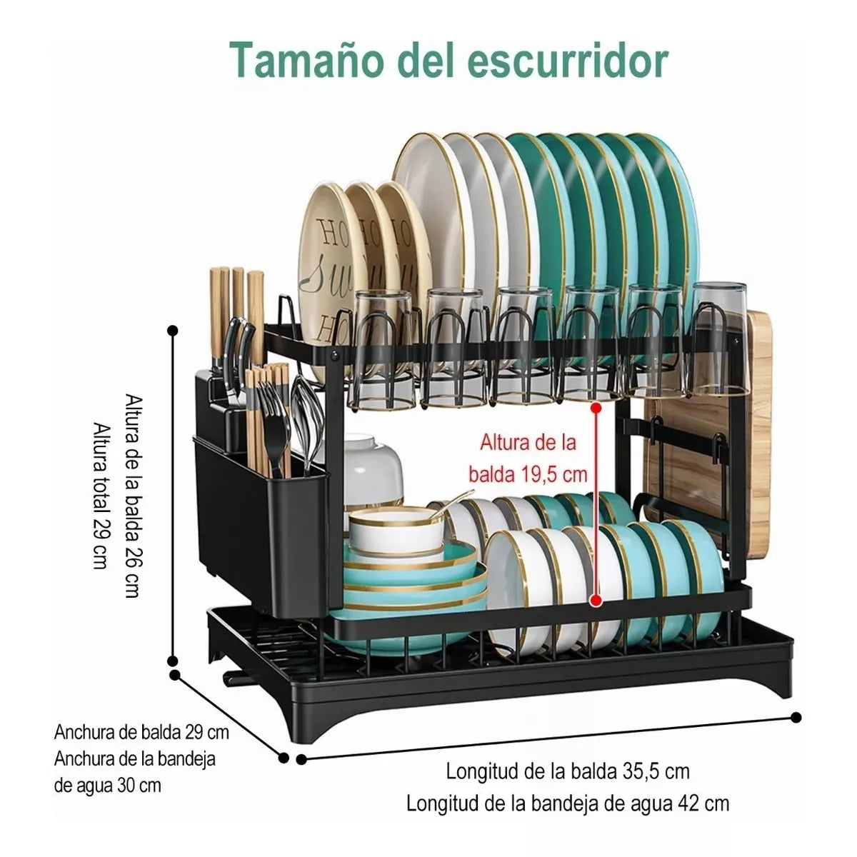 Cocin Secaplatos Escurridor Loza Secador De Platos Vajilla