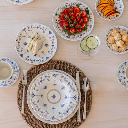 Juego Cerámica 30 Piezas Finland Blue Queens