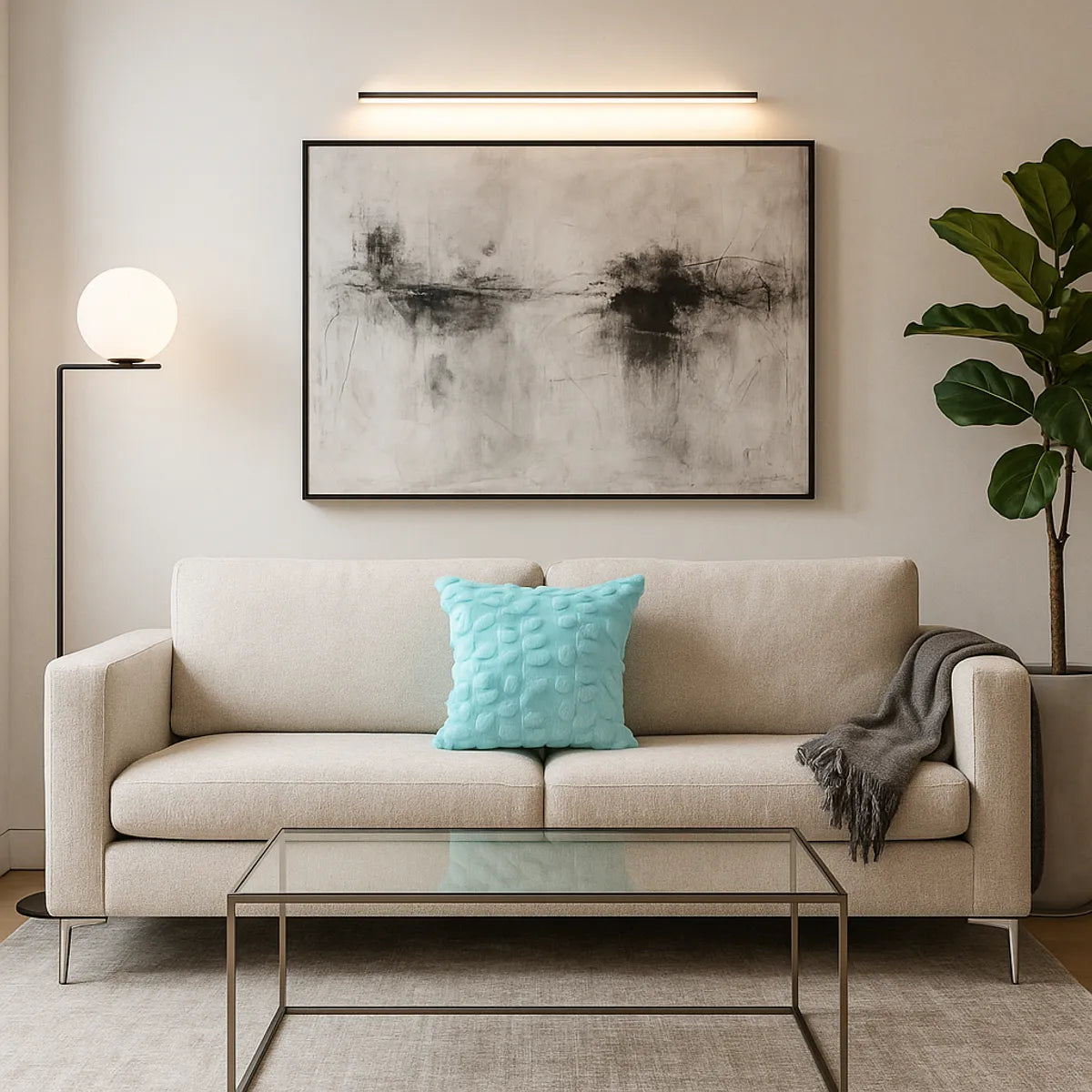 Cubre cojín 45x45 turquesa floral esponjosa sofá 674