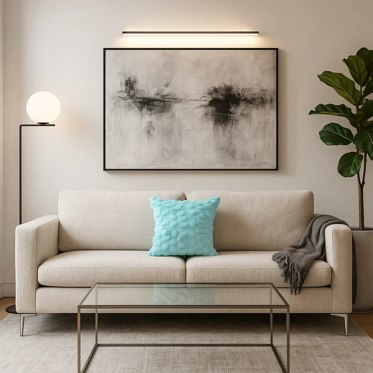 Cubre cojín 45x45 turquesa floral esponjosa sofá 674