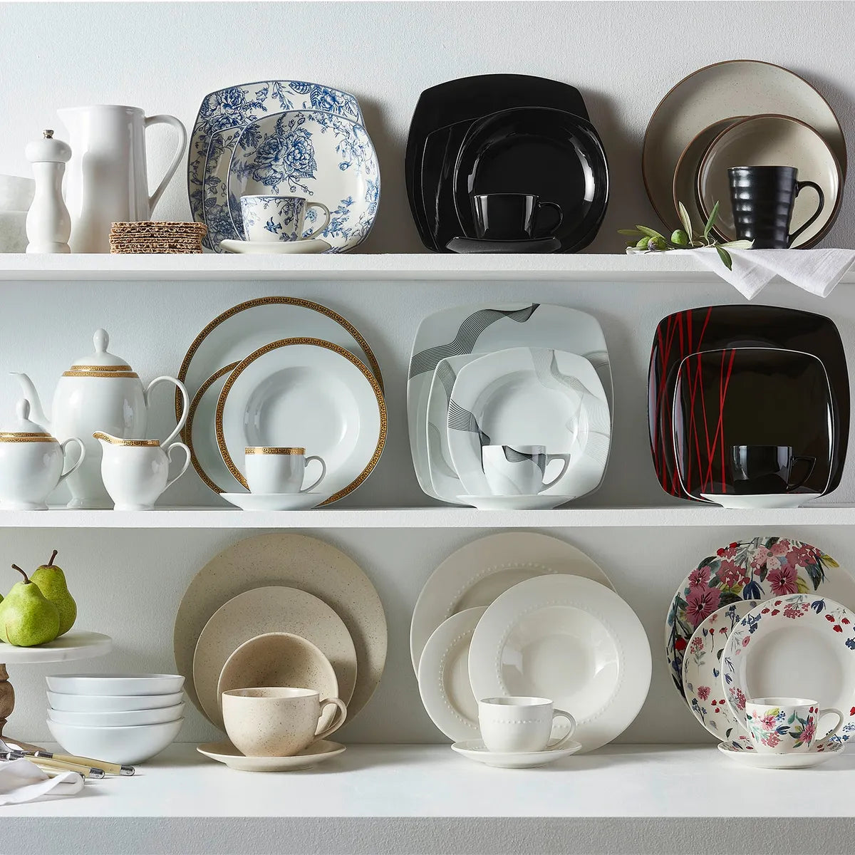 Juego De Vajilla Porcelana Roberta Allen Diana 25 Piezas Para 4 Personas