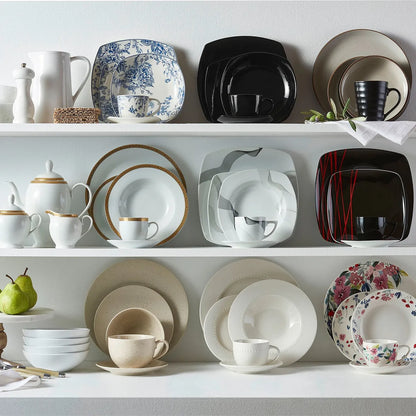 Juego De Vajilla Porcelana Roberta Allen Diana 25 Piezas Para 4 Personas