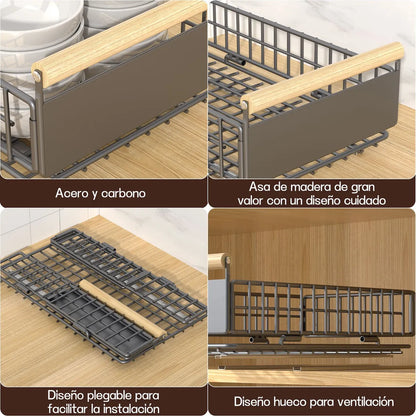 Estante Fregadero Plegable 2pcs