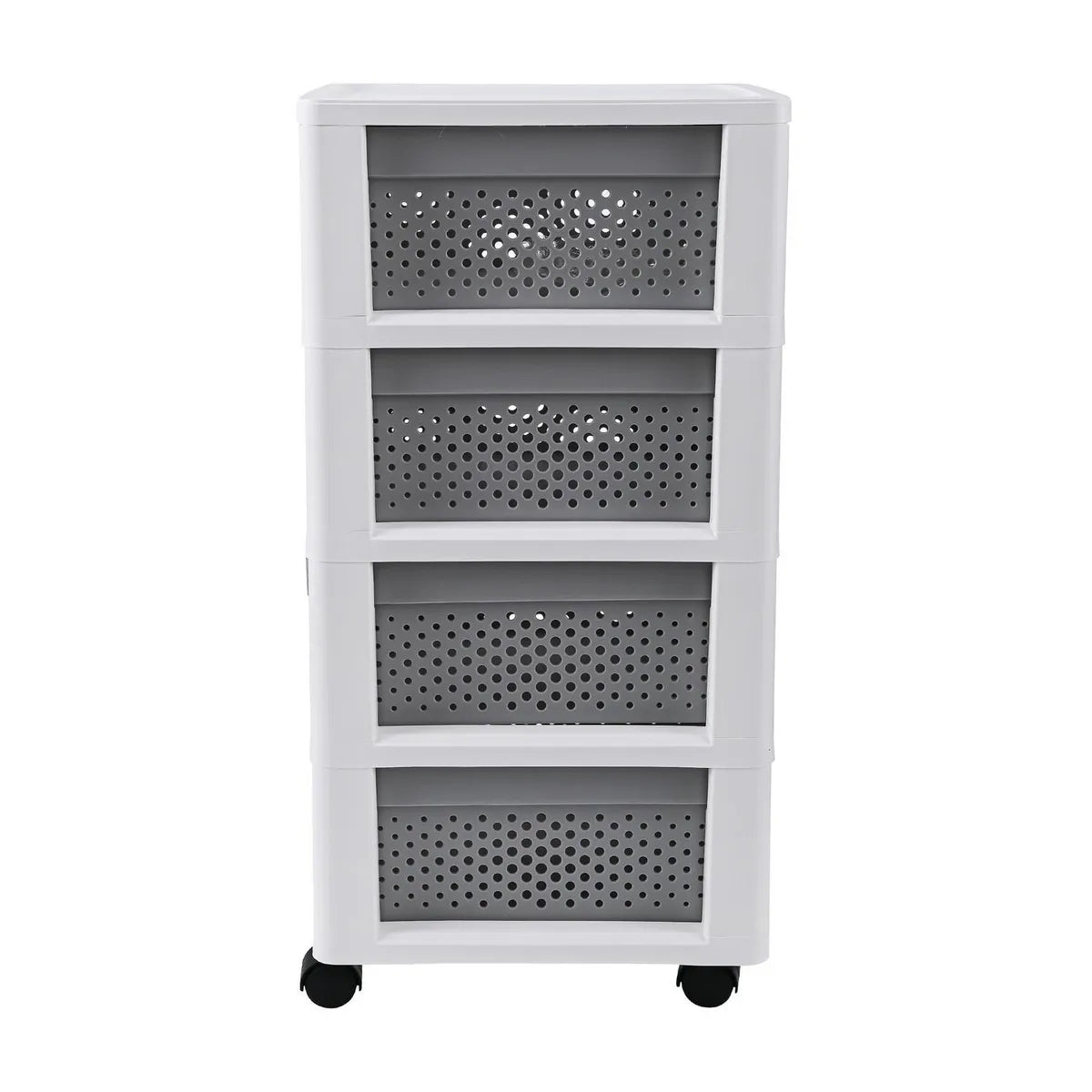 Cajonera Organizadora 31x66x38 cm Gris/Plata