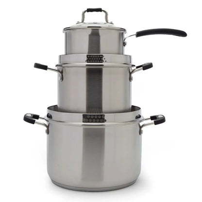 Batería De Acero Inoxidable New Munk 8 Piezas Wurden