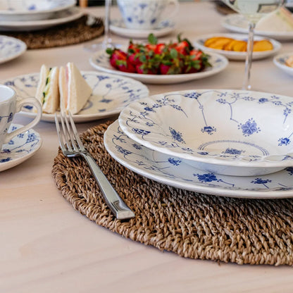 Juego Cerámica 30 Piezas Finland Blue Queens