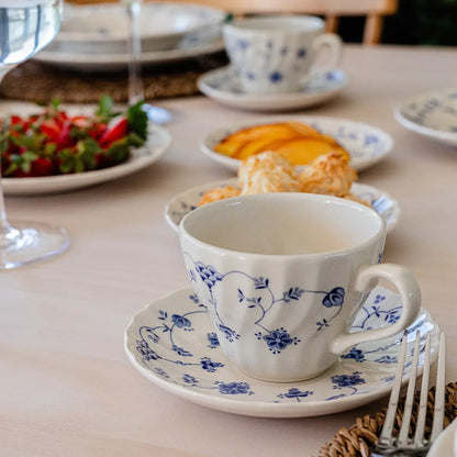 Juego Cerámica 30 Piezas Finland Blue Queens