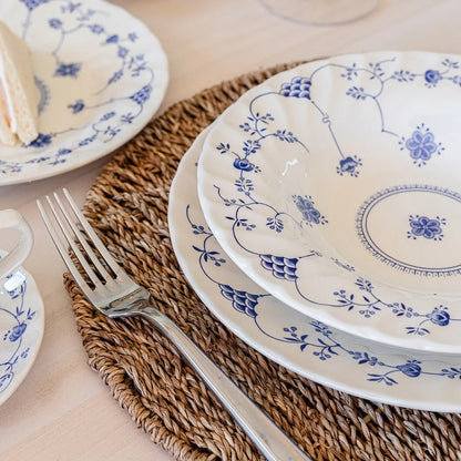 Juego Cerámica 30 Piezas Finland Blue Queens