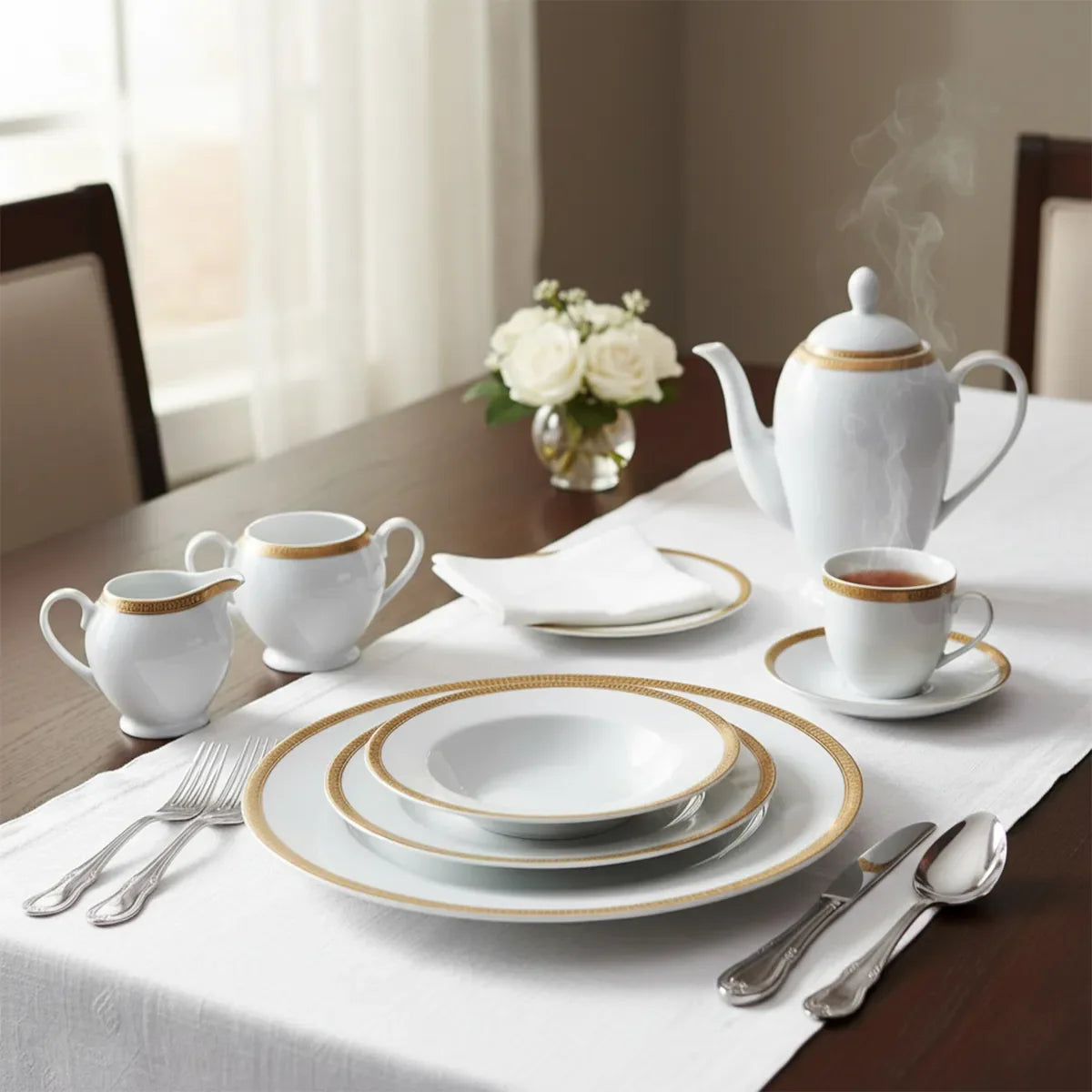 Juego De Vajilla Porcelana Roberta Allen Diana 25 Piezas Para 4 Personas