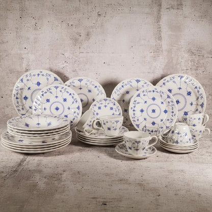 Juego Cerámica 30 Piezas Finland Blue Queens